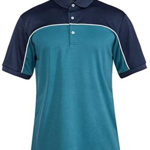 TACVASEN Men’s Golf Polo Shirts 3 Button Short Sleeve Performance Polo Tee Shirt