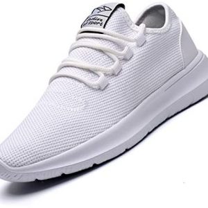 KEEZMZ Men’s Running Shoes Fashion Breathable Sneakers Mesh Soft Sole Casual Athletic Lightweight