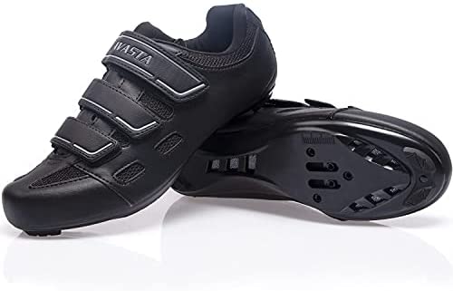 AVASTA Unisex Indoor Cycling Shoes with 3 Straps,Road Mountain Bike Cycling Shoes Compatible with SPD, Delta Cleats,Wide Type 3 AVASTA Unisex Indoor Cycling Shoes with 3 Straps,Road Mountain Bike Cycling Shoes Compatible with SPD, Delta Cleats,Wide Type - Image 3