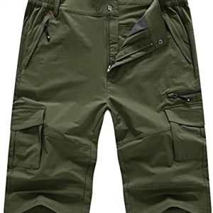 Rdruko Men’s Work Cargo Shorts Quick Dry Stretch Golf Shorts with 6 Pockets