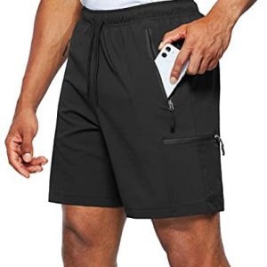 Viodia Men’s Hiking Cargo Shorts Stretch Quick Dry Golf Workout Shorts for Men Casual Fishing Athletic Shorts with Pockets
