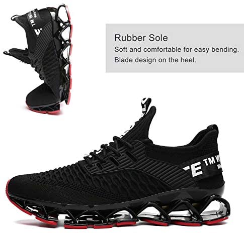 Vooncosir Men's Fashion Sneakers Breathable Mesh Running Shoes Blade Non Slip Soft Sole Casual Athletic Walking Shoes 3 Vooncosir Men's Fashion Sneakers Breathable Mesh Running Shoes Blade Non Slip Soft Sole Casual Athletic Walking Shoes - Image 3