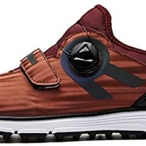 vibvib Men’s Golf Shoes Leather Waterproof Non-Slip Breathable Golf Grass Training Men’s Golf Shoes