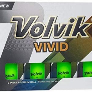 Volvik Vivid Matte Finished Colored Golf Balls (One Dozen)