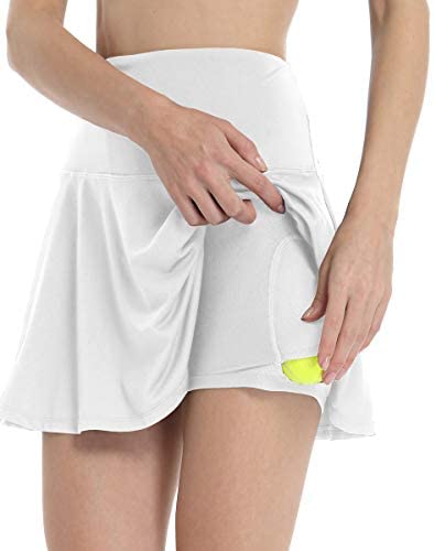 Susclude Women's Athletic Skorts Pleated Active Skirts Shorts Running Tennis Golf Skirt Skorts with Pockets 4 Susclude Women's Athletic Skorts Pleated Active Skirts Shorts Running Tennis Golf Skirt Skorts with Pockets - Image 4