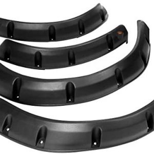 10L0L Golf Cart Front Rear Fender Flares for EZGO RXV 2008-2015, with Metal Hardware, Set of 4