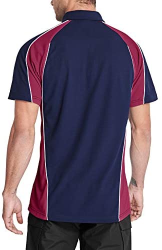 TACVASEN Men's Golf Polo Shirts 3 Button Short Sleeve Performance Polo Tee Shirt 4 TACVASEN Men's Golf Polo Shirts 3 Button Short Sleeve Performance Polo Tee Shirt - Image 4