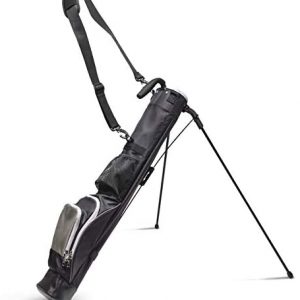 Sunday Stand Bag | Lightweight Carry Golf Bag with 3 Pockets, Speed Handle, and Padded Strap for Driving Range, Par-3, and Executive Courses
