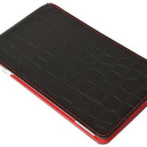 ON PAR Crocodile Scorecard Holder Black/Red