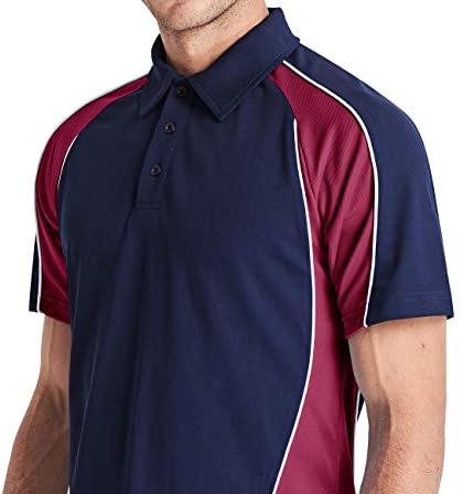 TACVASEN Men's Golf Polo Shirts 3 Button Short Sleeve Performance Polo Tee Shirt 5 TACVASEN Men's Golf Polo Shirts 3 Button Short Sleeve Performance Polo Tee Shirt - Image 5