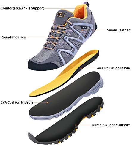 TFO Hiking Shoes Men Waterproof Air Circulation Insole Ankle Support Non-Slip Lightweight for Outdoor Trekking Walking 3 TFO Hiking Shoes Men Waterproof Air Circulation Insole Ankle Support Non-Slip Lightweight for Outdoor Trekking Walking - Image 3