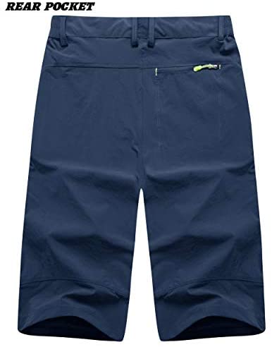 TACVASEN Men's 3/4 Capri Pants Quick Dry Workout Hiking Cargo Shorts with Zipper Pockets 4 TACVASEN Men's 3/4 Capri Pants Quick Dry Workout Hiking Cargo Shorts with Zipper Pockets - Image 4