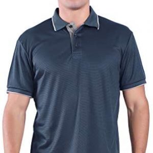 Men’s Golf Polo Shirt Quick-Dry Short Sleeve Solid Regular-fit
