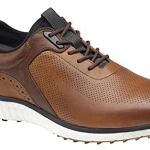 Johnston & Murphy Men’s XC4 H1-Luxe Hybrid Golf Shoes | Waterproof Leather | Lightweight |  Memory-Foam Cushioning