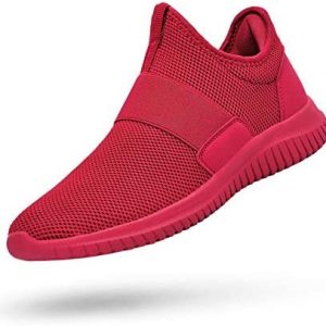 QANSI Mens Sneakers Slip-on Lightweight Athletic Running Walking Gym Shoes