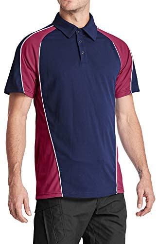 TACVASEN Men's Golf Polo Shirts 3 Button Short Sleeve Performance Polo Tee Shirt 3 TACVASEN Men's Golf Polo Shirts 3 Button Short Sleeve Performance Polo Tee Shirt - Image 3