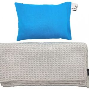 SPORTSACK Grip Bag & Towel | Extra Grip Disc Golf Bag | Keep Discs Dry with The Included Towel | Increase Grip and Consistency in Disc Golf | Disc Golf Accessories for All Seasons (Colors Will Vary)