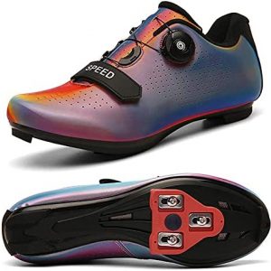 Cycling Shoes for Mens or Womens Road Bike Cycle Shoes Peloton Shoes for Bicycle Shoes Compatible SPD and Look Delta Cleats Cycling Shoe Indoor/Outdoor