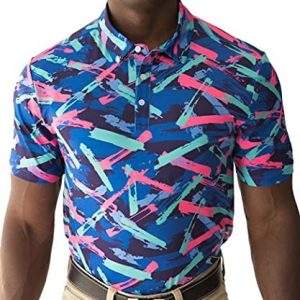 YATTA GOLF Standout Performance Golf Polo Shirts – Men’s