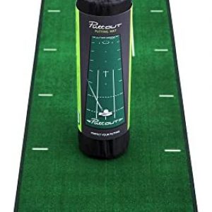 PuttOut Pro Golf Putting Mat – Perfect Your Putting (7.87-feet x 1.64-feet)