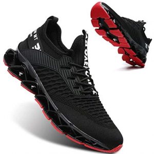 Vooncosir Men’s Fashion Sneakers Breathable Mesh Running Shoes Blade Non Slip Soft Sole Casual Athletic Walking Shoes