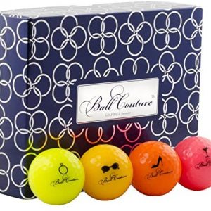 Ball Couture Fashionable Golf Balls for Women Variety Pack, 1 Dozen