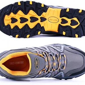 TFO Hiking Shoes Men Waterproof Air Circulation Insole Ankle Support Non-Slip Lightweight for Outdoor Trekking Walking
