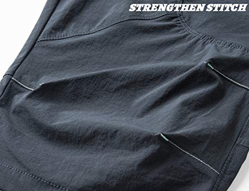 TACVASEN Men's 3/4 Capri Pants Quick Dry Workout Hiking Cargo Shorts with Zipper Pockets 7 TACVASEN Men's 3/4 Capri Pants Quick Dry Workout Hiking Cargo Shorts with Zipper Pockets - Image 7