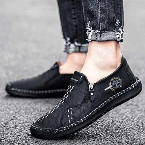 Govicta Men's Oxfords Shoes Slip on Loafers Slipper Hand Stitching Leather Casual Shoes Fashion Walking Driving Work Shoes for Men Outdoor 7 Govicta Men's Oxfords Shoes Slip on Loafers Slipper Hand Stitching Leather Casual Shoes Fashion Walking Driving Work Shoes for Men Outdoor - Image 7