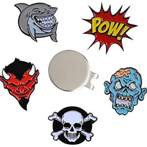 Andoji Golf Gift Golf Ball Marker Sets with Magnetic Hat Clip