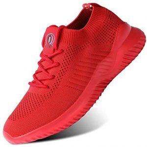 Mens Walking Shoes Slip-On Running Tennis Sneakers Lightweight Breathable Mesh Soft Sole
