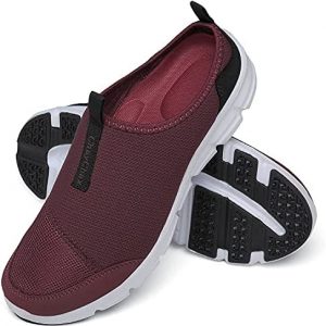 ChayChax Mens Womens Slip-On Mule Sneakers Casual House Slippers Lightweight Garden Shoes Breathable Clogs