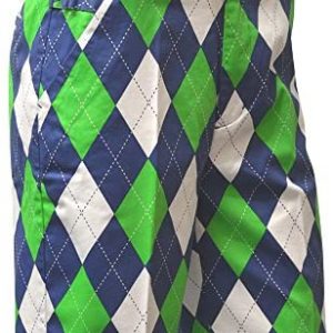 Royal & Awesome Men’s Patterned Golf Shorts