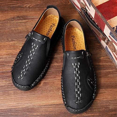 Govicta Men's Oxfords Shoes Slip on Loafers Slipper Hand Stitching Leather Casual Shoes Fashion Walking Driving Work Shoes for Men Outdoor 5 Govicta Men's Oxfords Shoes Slip on Loafers Slipper Hand Stitching Leather Casual Shoes Fashion Walking Driving Work Shoes for Men Outdoor - Image 5
