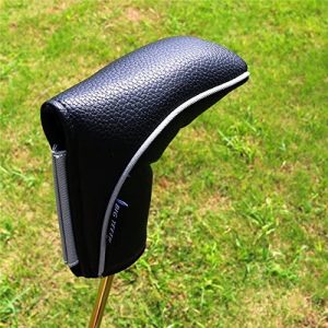Big Teeth Classic Golf Blade Putter Cover Headcover Mid Mallet Club Protector Magnetic Bar Closure for Scotty Cameron Taylormade Odyssey