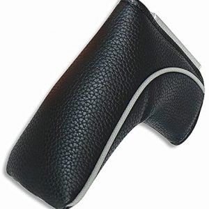 Big Teeth Classic Golf Blade Putter Cover Headcover Mid Mallet Club Protector Magnetic Bar Closure for Scotty Cameron Taylormade Odyssey