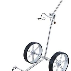 D&XQX Golf Cart Swivel Foldable 3 Wheel Push Pull Cart, Sturdy and Lightweight Golf Trolley for Practice Fitness Equipment