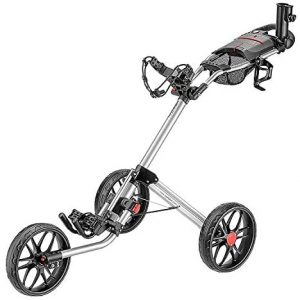 CaddyTek Caddylite 15.3 V2 – Deluxe Quad-Fold Golf Push Cart
