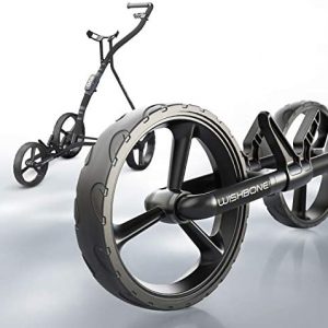 Golf Trolley, Push-Pull Golf Cart | Wishbone One Megalite, 3 Wheel