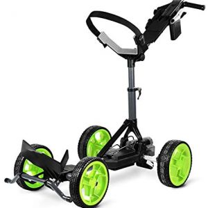 Sun Mountain 2020 RC1 Remote Lithium Golf Push Cart – Gunmetal/Flash