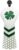 barudan golf Big Lucky Clover Fairway Wood Headcover Club Head Cover – Golf Accessories – White Synthetic Leather – Exchangeable – for Taylormade Titleist D2 D3 917 Callaway Epic Ping