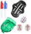FAVORGEAR Golf Ball Line Marker Kit,Triple Track Golf Ball Marker Stencil Tool for Alignment&Identification,Golf Ball Accessories with Two Sharpie Mini for Perfect Putting