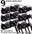 Extreme X7 High MOI Senior Men’s Complete 9-Piece Iron Set (3-SW) Right Handed Senior Flex A Flex Club with with Premium Men’s Arthritic Grip