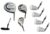 AGXGOLF Magnum Men’s XT Executive Edition Golf Club Set: Graphite 460cc Dr + Woods + 4, 6, & 8 Irons + Pitching Wedge + Free Putter Right Hand: Cadet, Regular or Tall Lengths USA Built