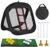 DURARANGE Pop-up Golf Chipping Net with Dual Turf Hitting Mat, 6 Driving Range Golf Balls, 6 Practice Foam Balls and Tees Combo, Target Swing Training Aids Backyard | Indoor | Outdoor