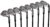 Ginty Golf Clubs Altima Complete 8-Piece Men’s (Heavy Weighted – Extra Weight) Iron Set (3-PW) Premium Steel Shaft – Regular Flex