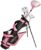 Golf Girl Junior Girls Golf Set V3 with Pink Clubs and Bag, Left Hand