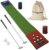 Indoor-Outdoor Golf Game Set – 2 Foldable putters, 2 Balls, 1 Putting mat. Portable Tailgating, Drinking, or Backyard Games for All Ages. Best Party Game Set.