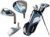 Precise Deluxe Women’s Petite Complete Set (Blue), Graphite Hybrids with Steel Irons, Right Hand, Regular
