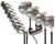 Sephlin Signature Womens Pink 13 Pieces Golf Clubs and Golf Bag